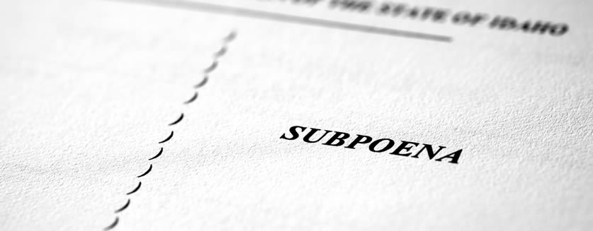 Unreasonable Subpoena Request Q&A for real estate appraiser